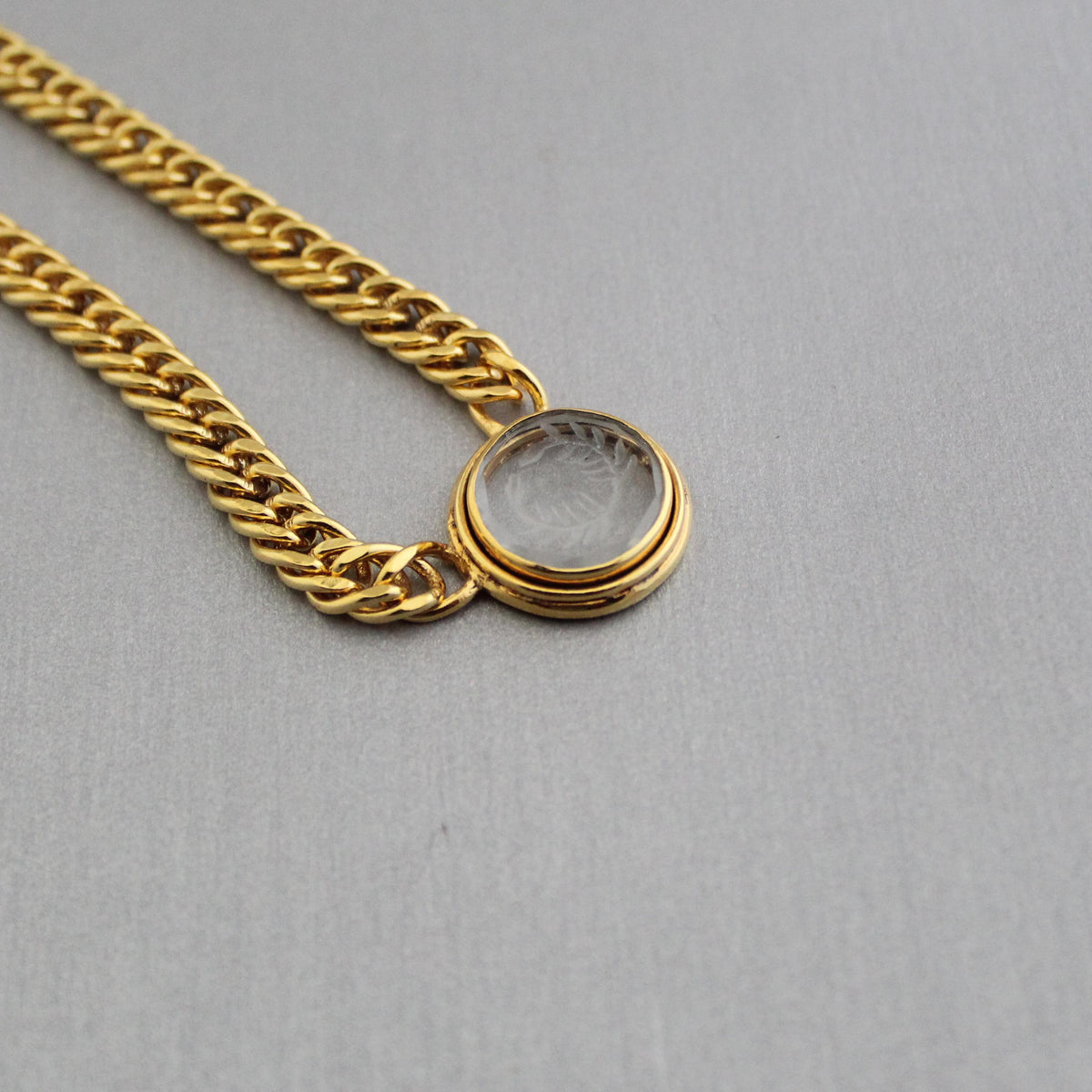 Intaglio Necklace, Roman Style Cameo Pendant, photo 8