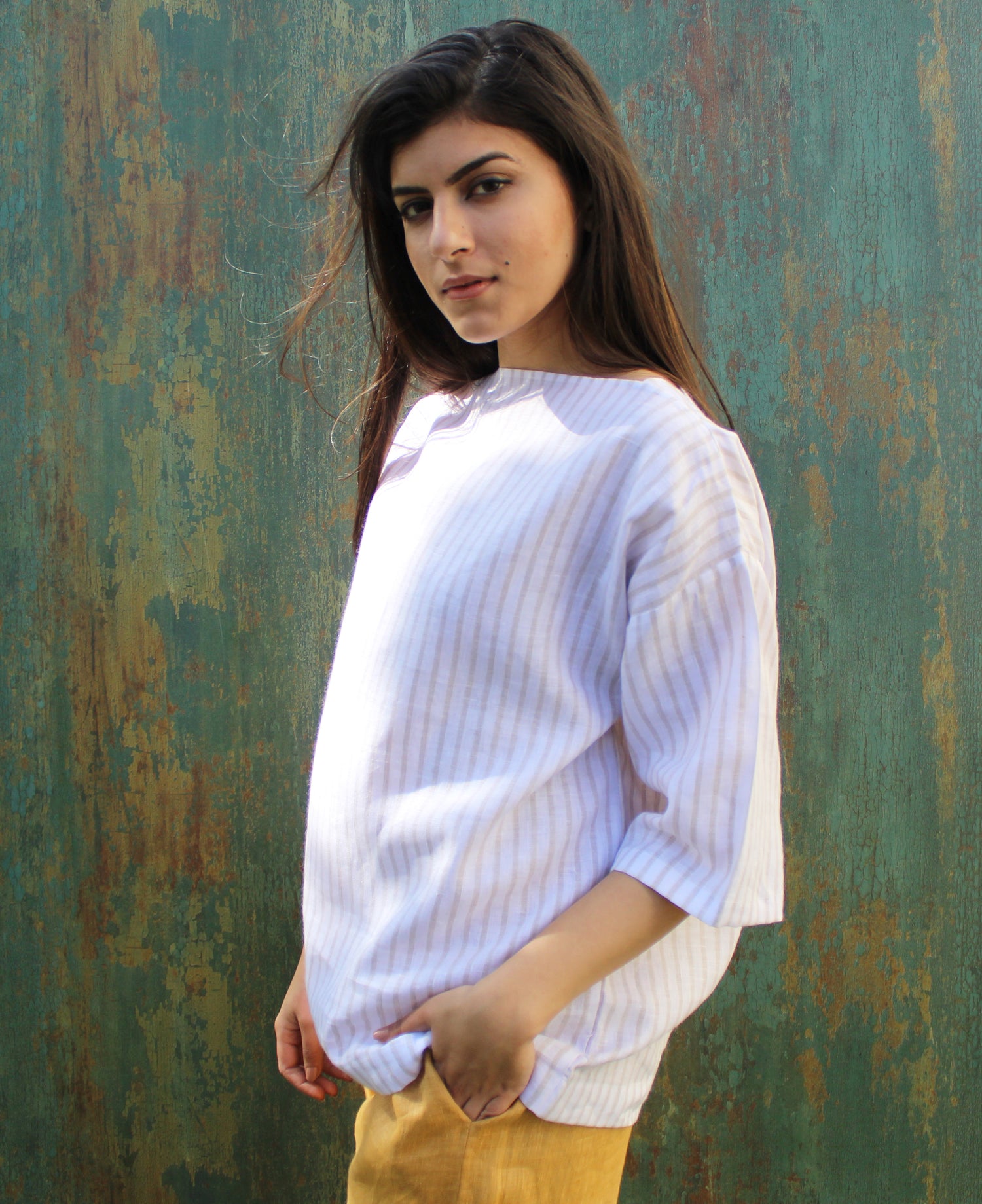 Linen Shirts, Blouses & Tops