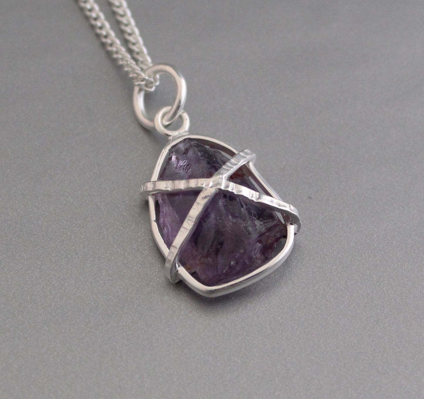 Raw Amethyst Necklace