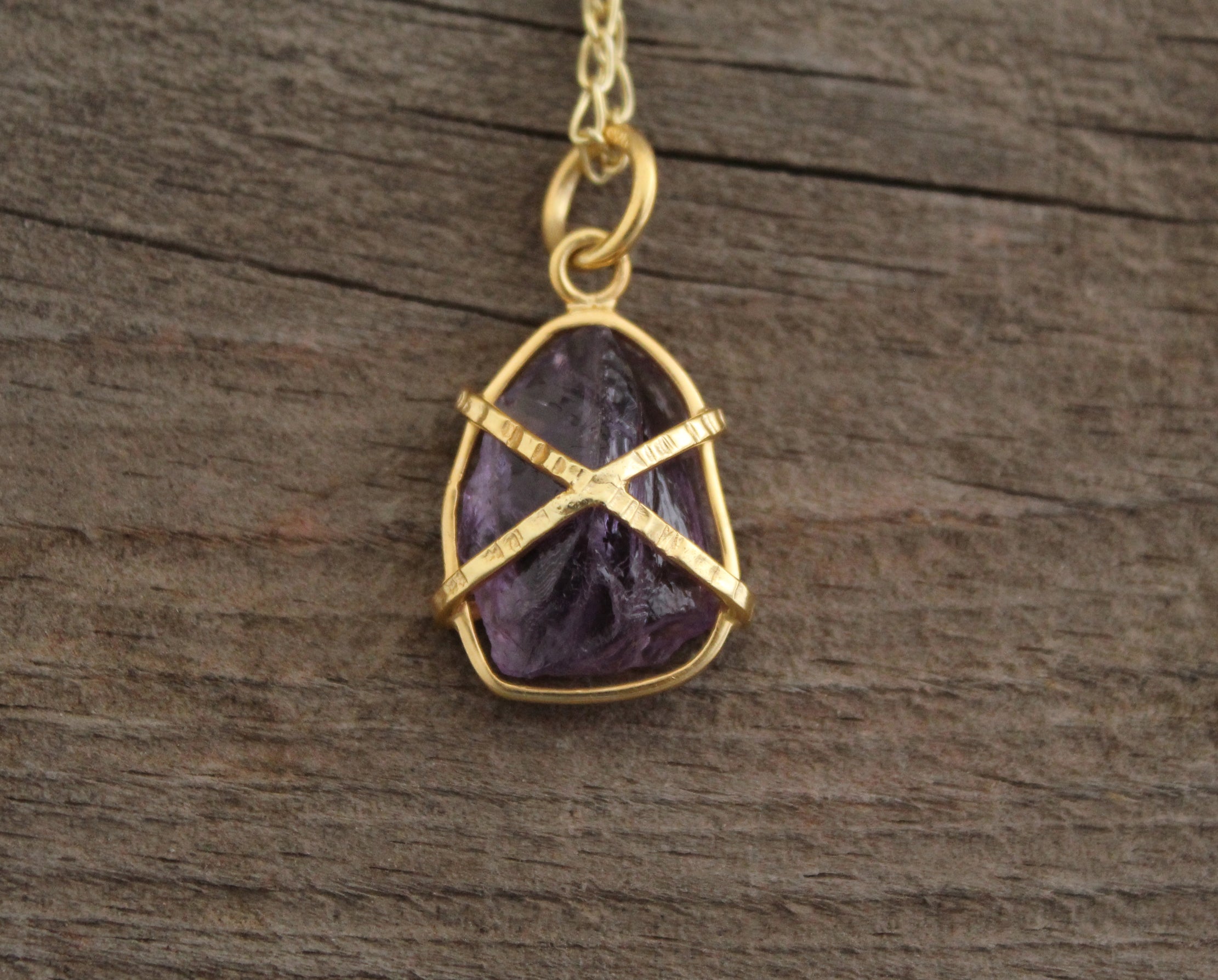 Raw Amethyst, Raw Crystal Necklaces