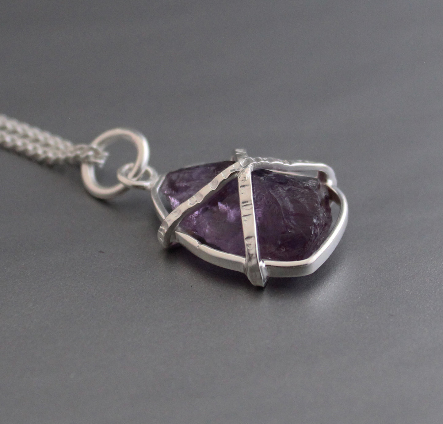 Raw Amethyst Necklace