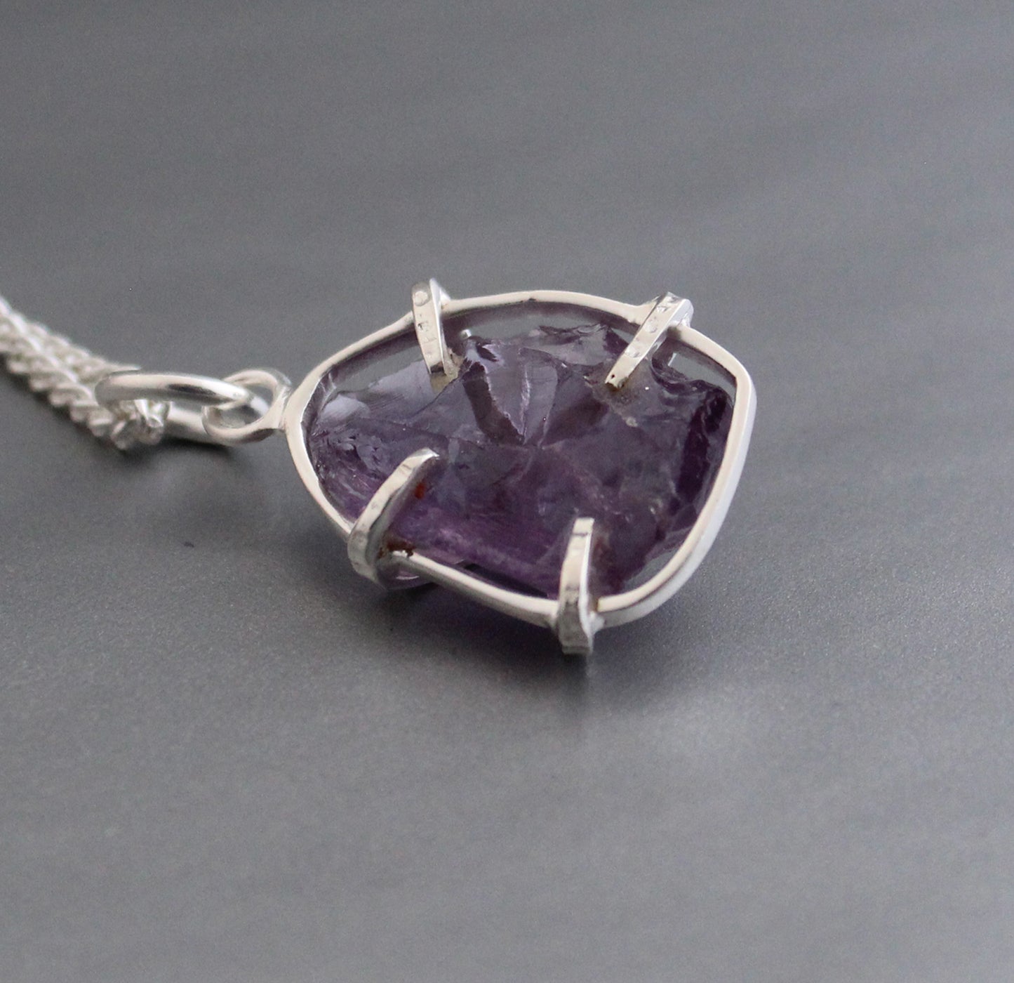 Raw Amethyst Necklace