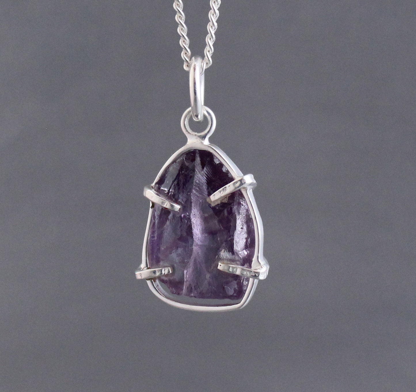 Raw Amethyst Necklace