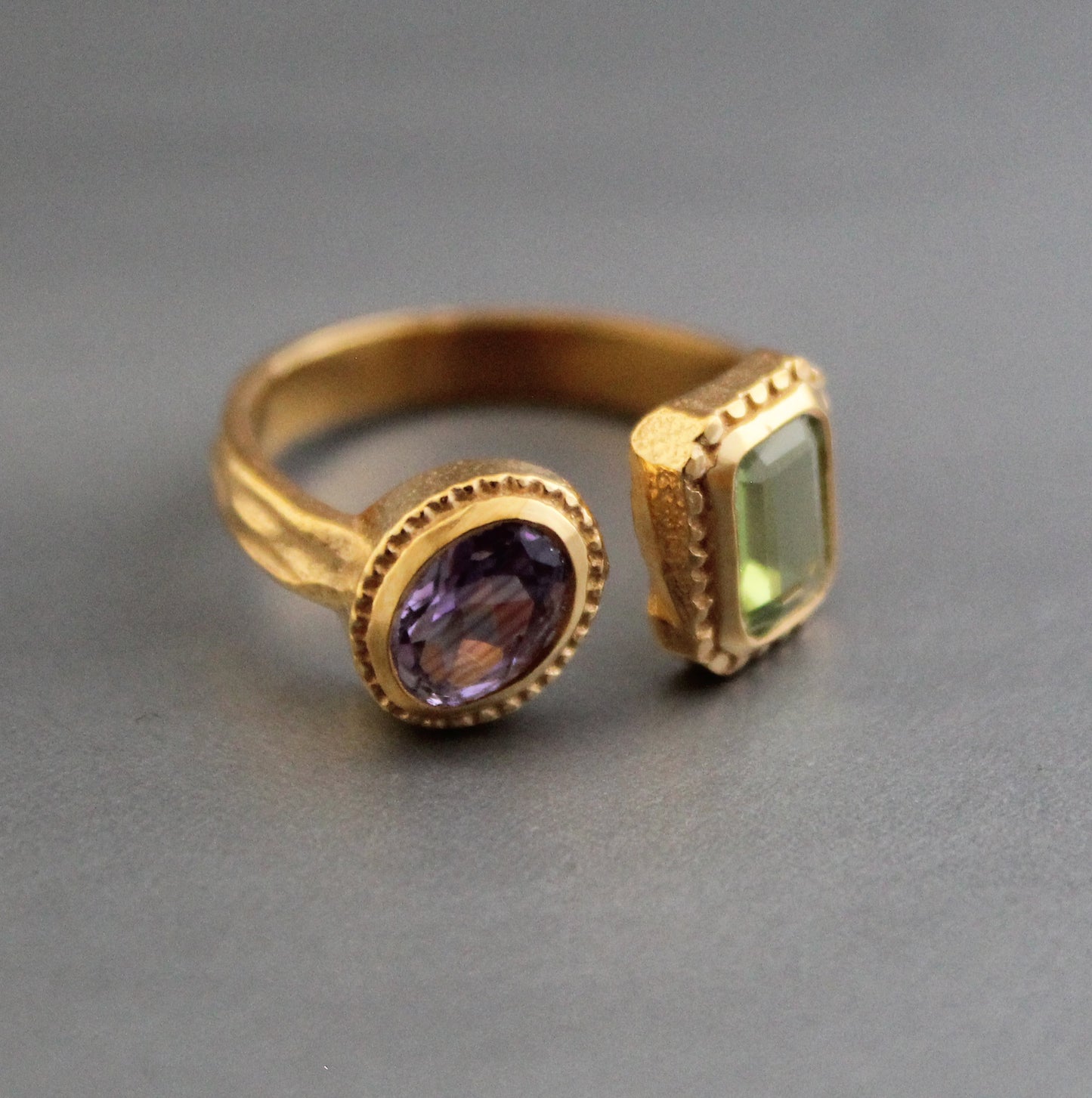 Amethyst Ring, Peridot Ring