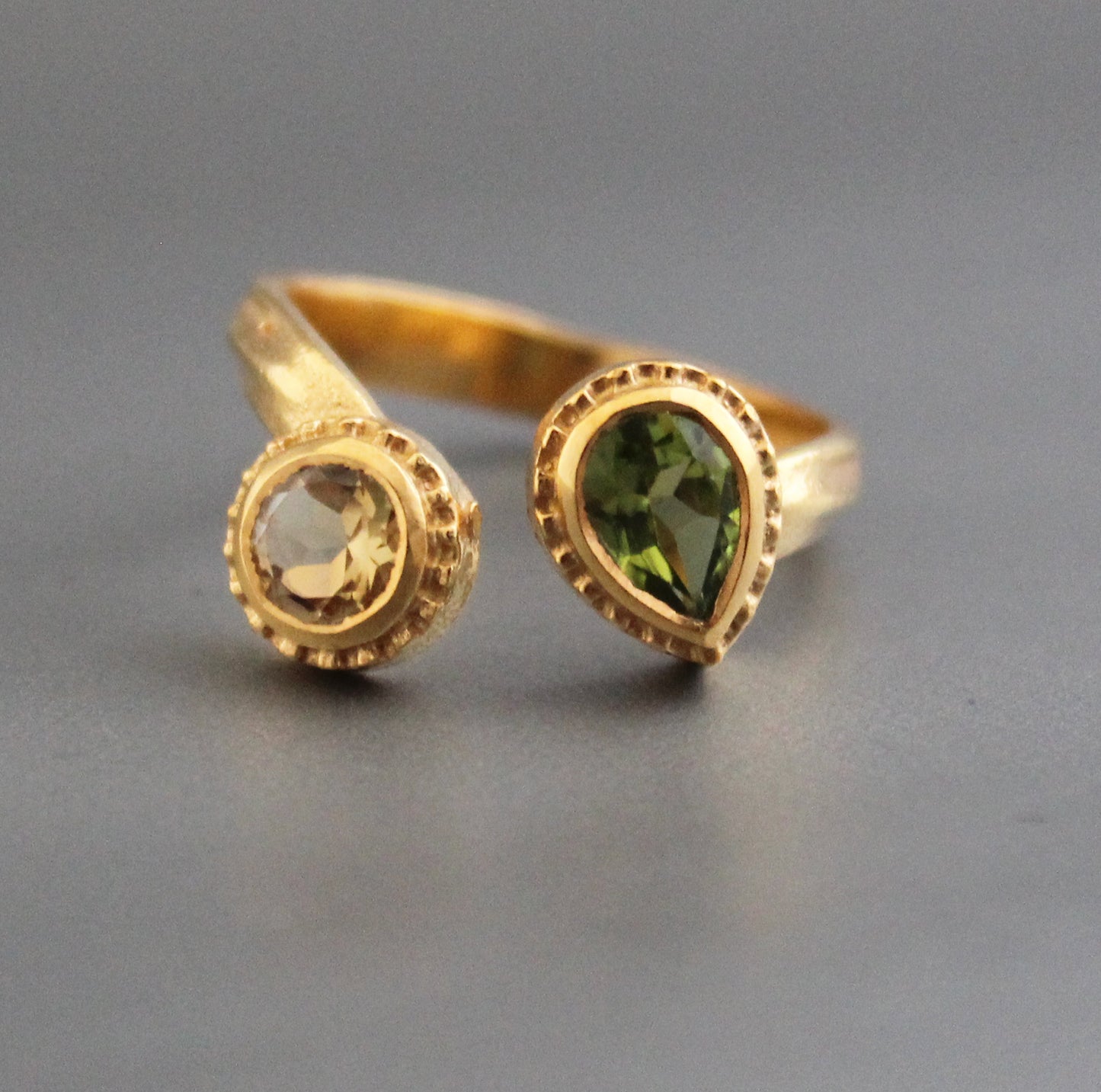 Citrine Ring, Peridot Ring