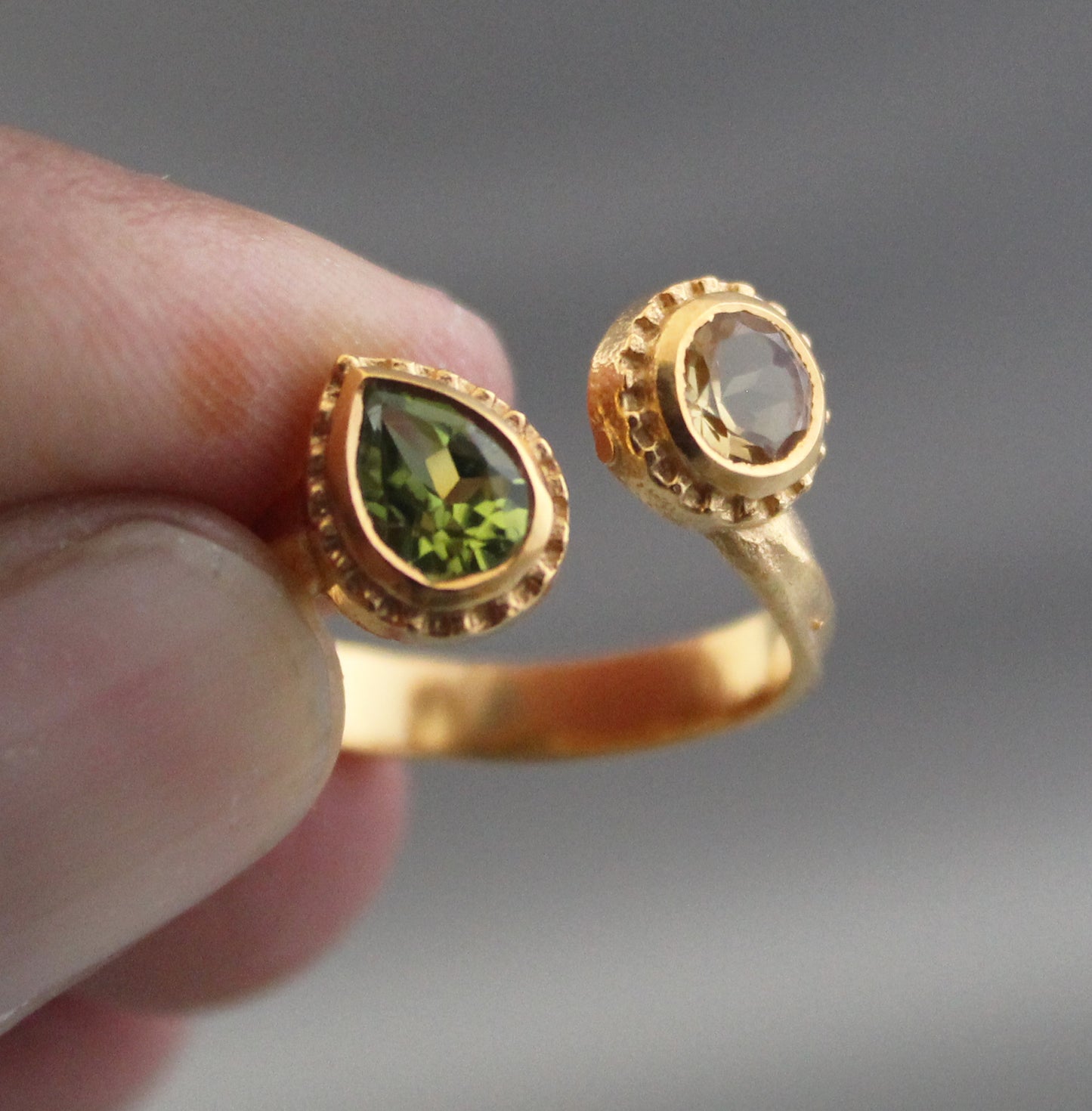 Citrine Ring, Peridot Ring