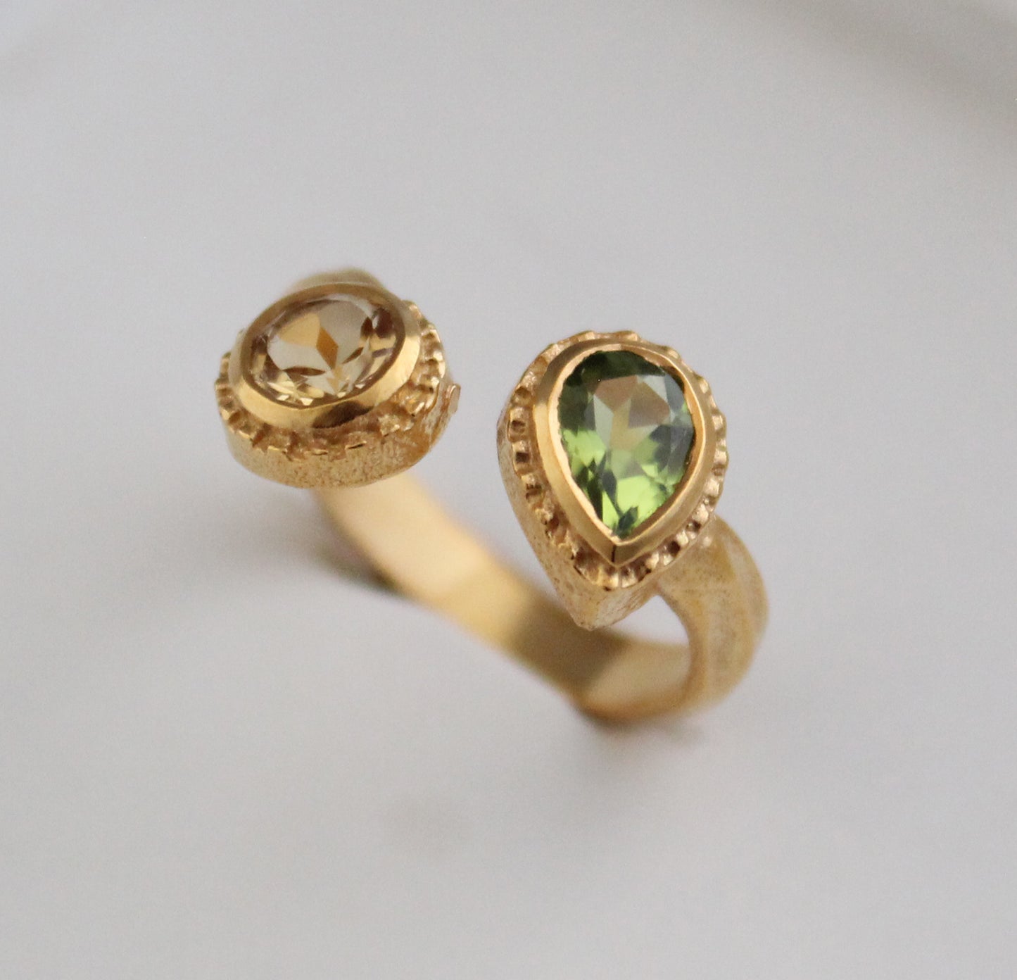 Citrine Ring, Peridot Ring