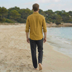 Honey Relaxed Fit Linen Shirt