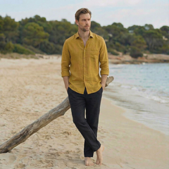 Honey Relaxed Fit Linen Shirt