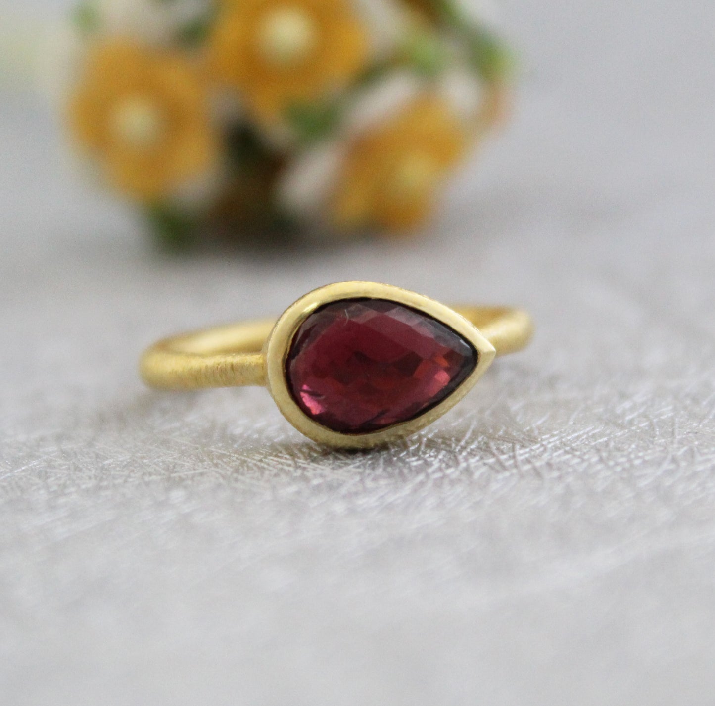 Garnet Ring, Birthstone Jewelry