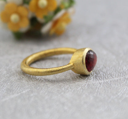 Garnet Ring, Birthstone Jewelry