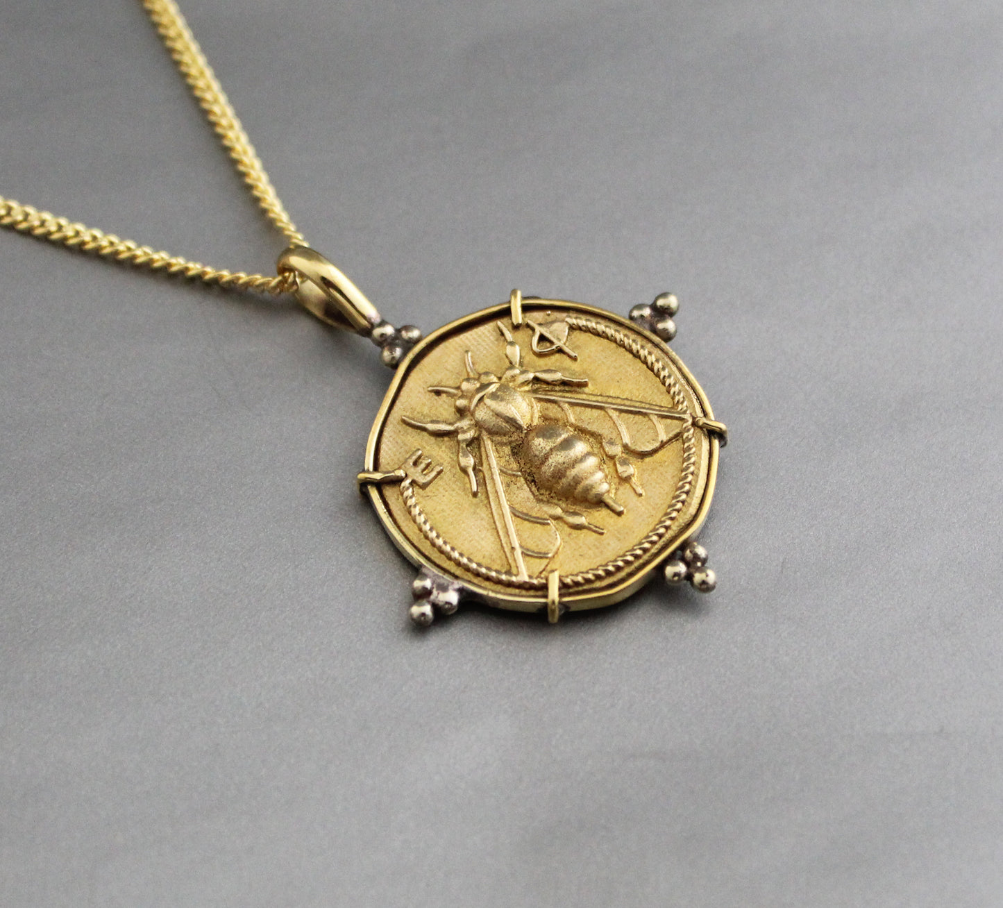 Coin Jewelry, Egyptian Necklace, 14k gold necklace,