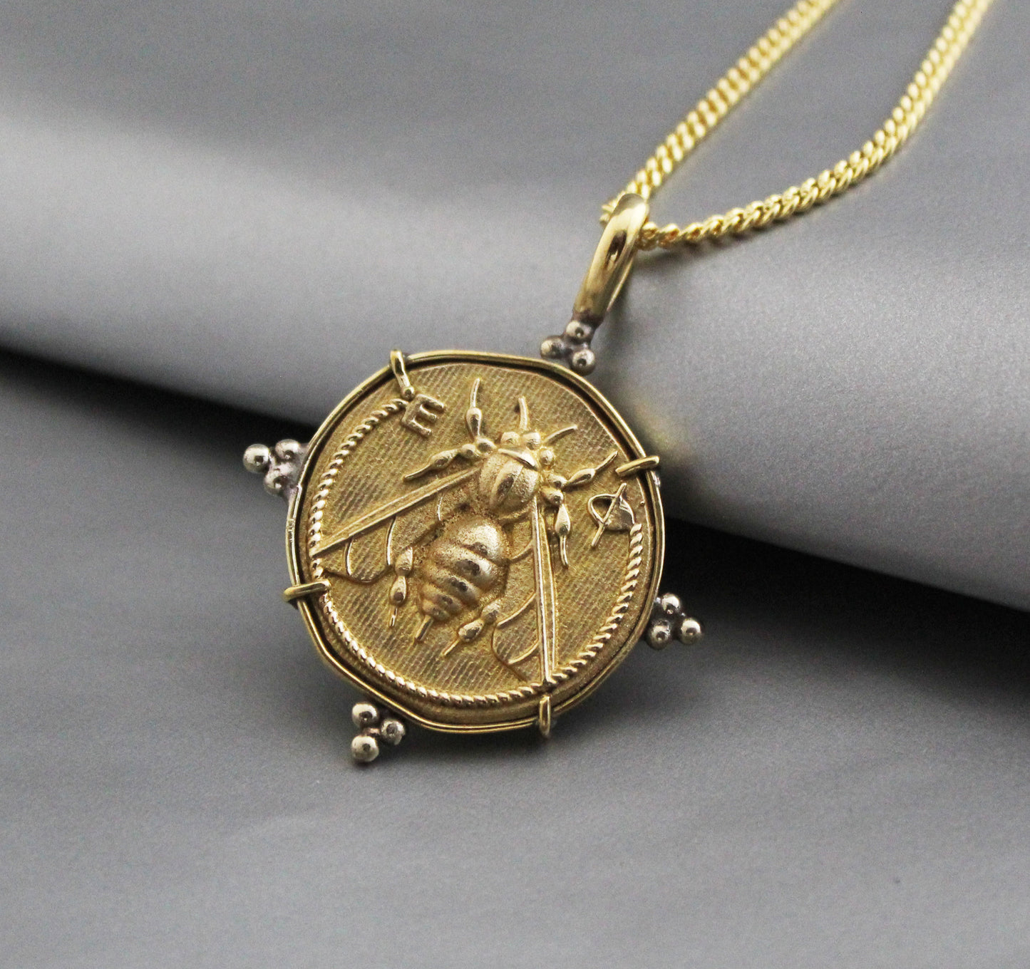 Coin Jewelry, Egyptian Necklace, 14k gold necklace,