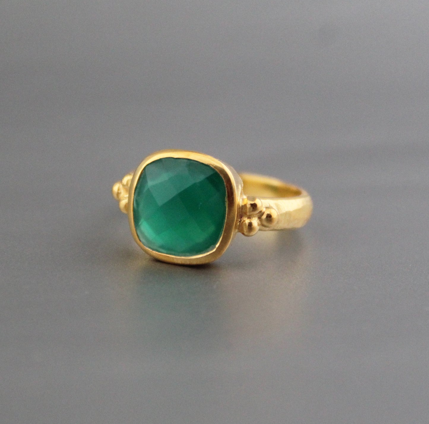 Green Onyx Ring