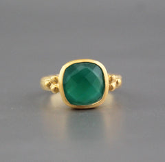 Green Onyx Ring