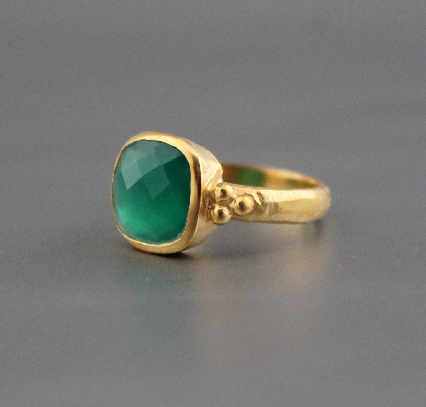 Green Onyx Ring