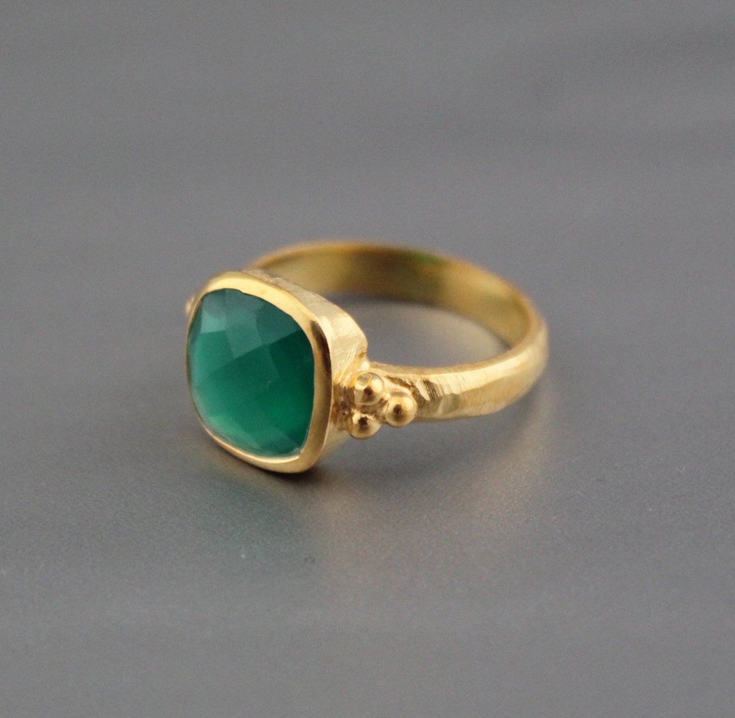 Green Onyx Ring