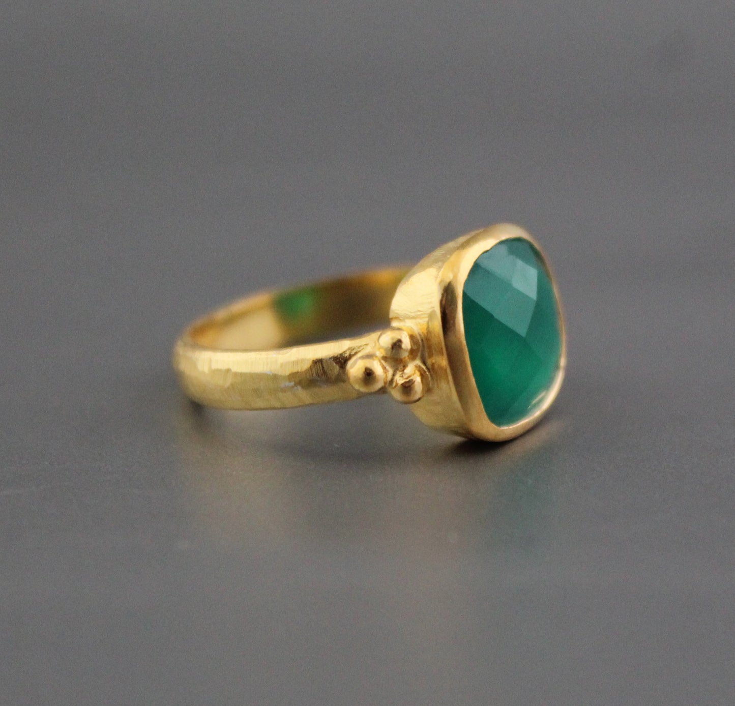 Green Onyx Ring