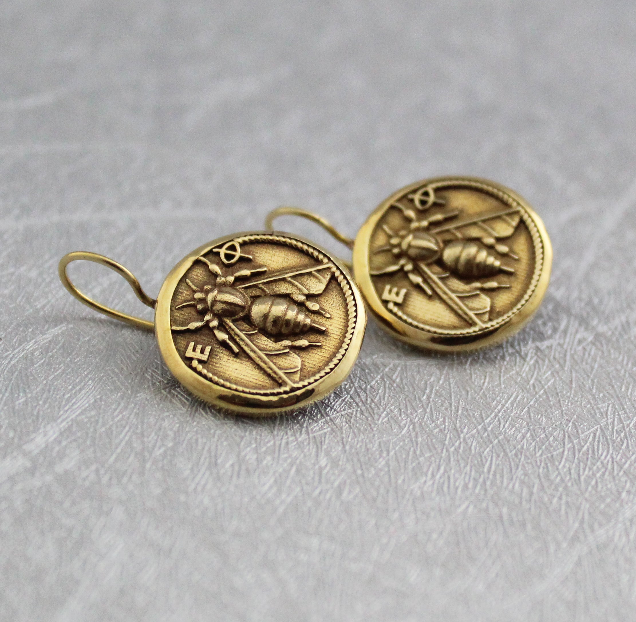 Coin Jewelry, Ancient Roman Coin Earrings