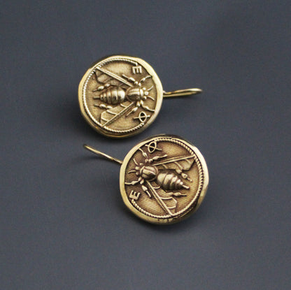 Coin Jewelry, Ancient Roman Coin Earrings