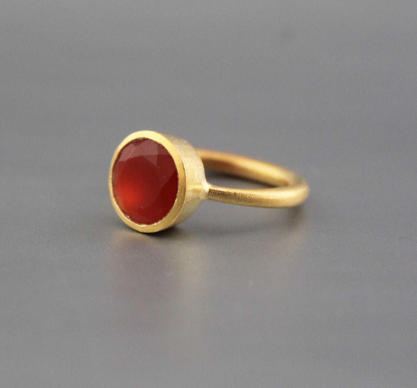 Natural Carnelian Ring