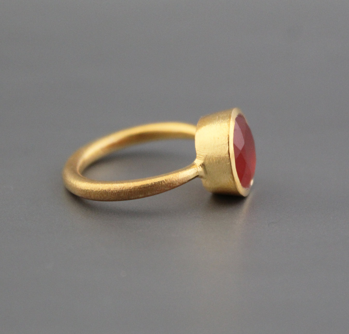 Natural Carnelian Ring