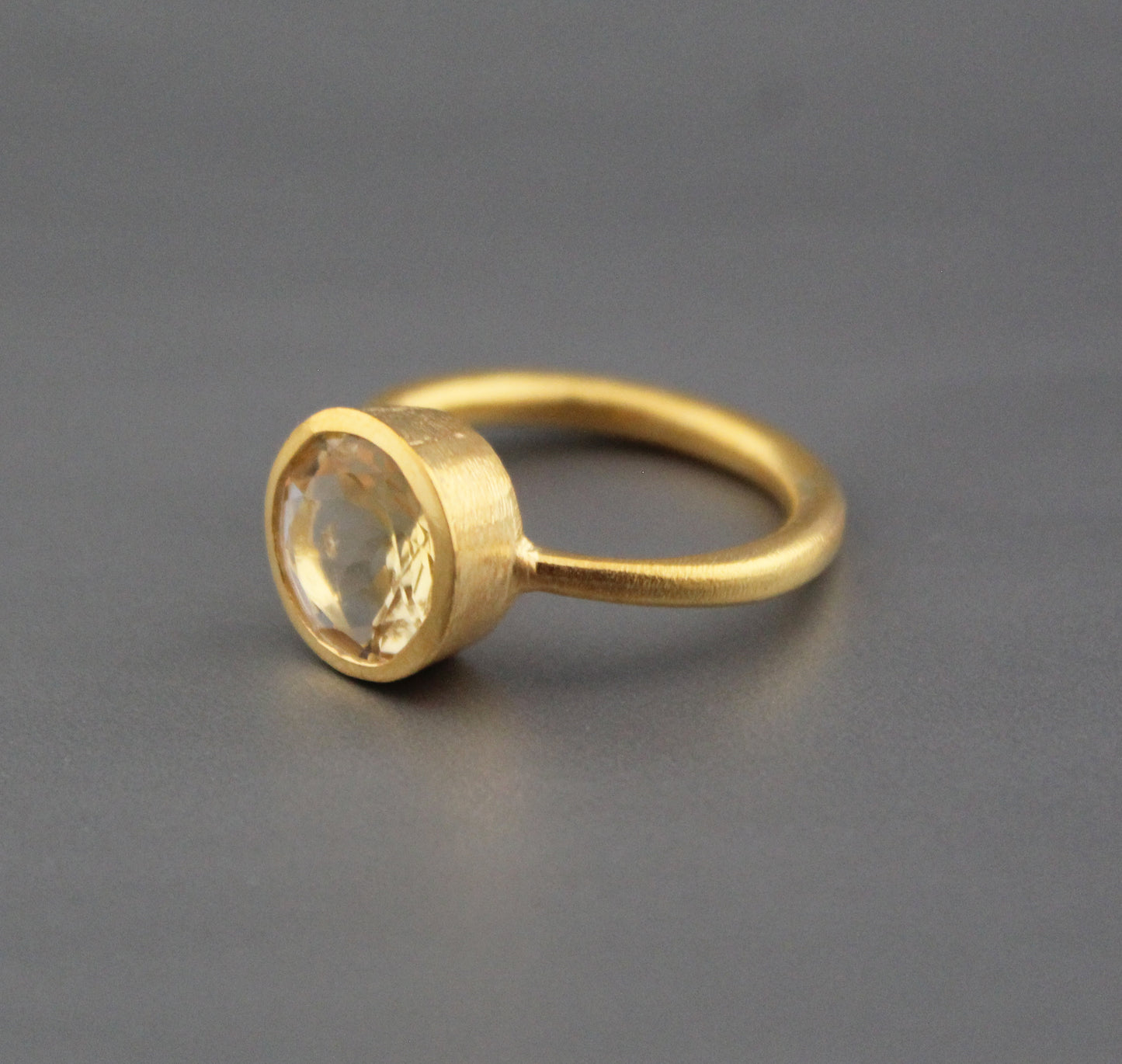 Citrine Gemstone Ring