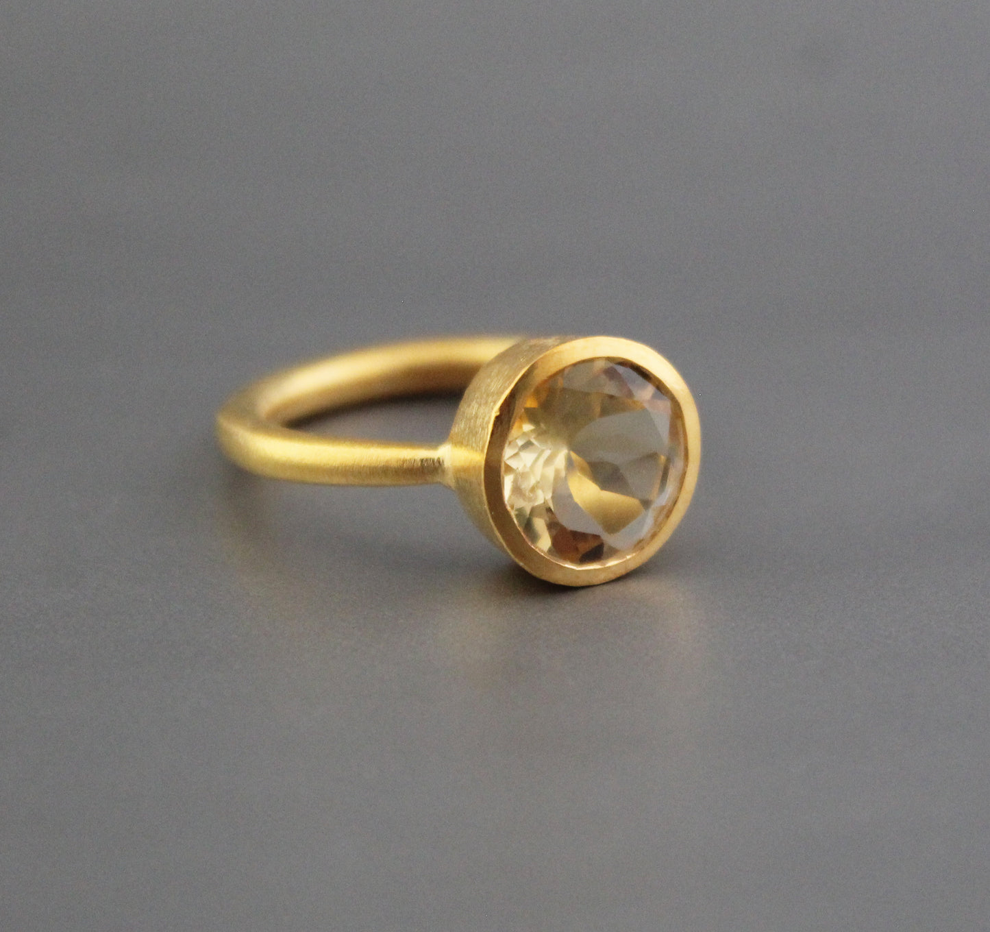 Citrine Gemstone Ring