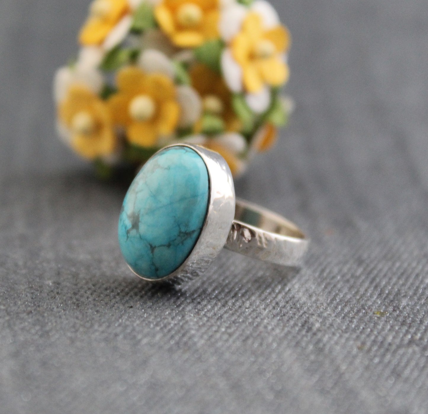 Natural Turquoise ring