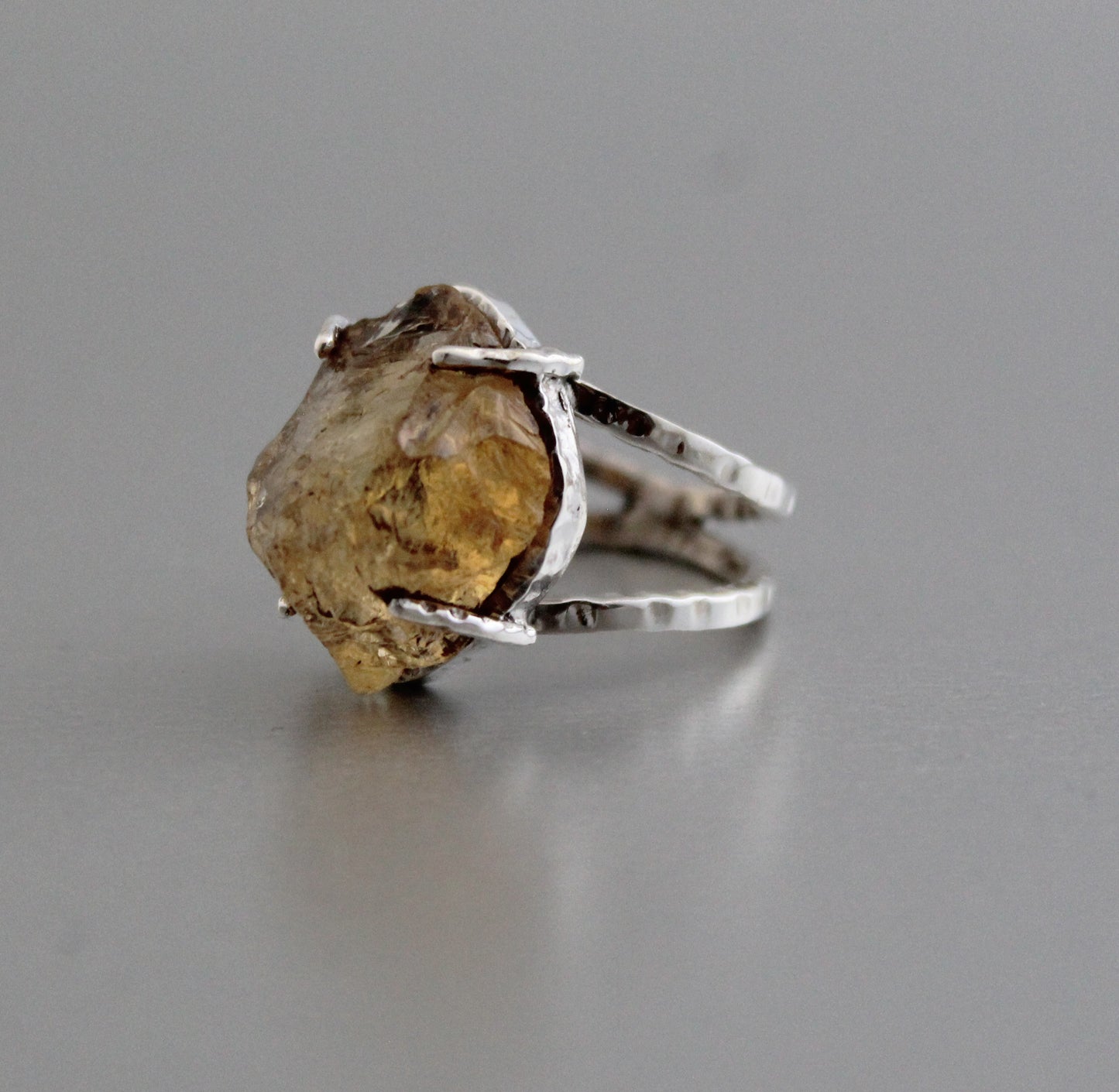 Raw Citrine Ring