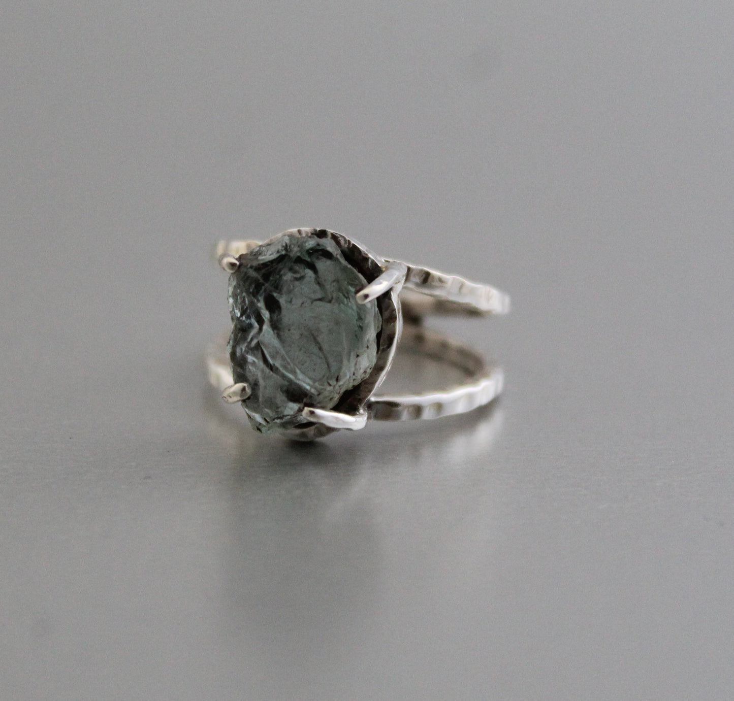 Raw Aquamarine Ring