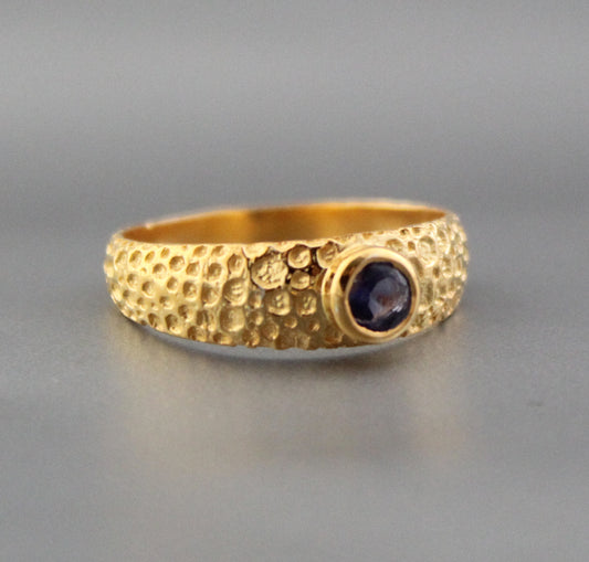 Natural Iolite Ring