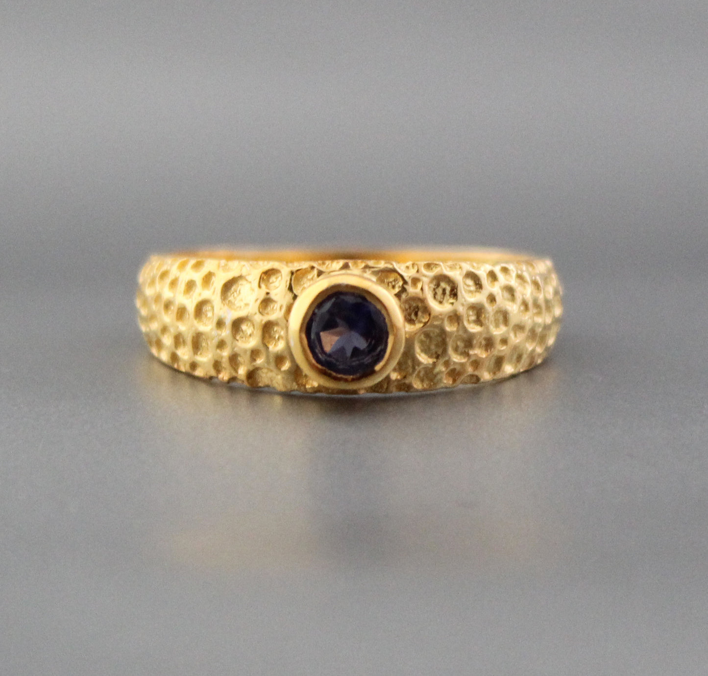 Natural Iolite Ring