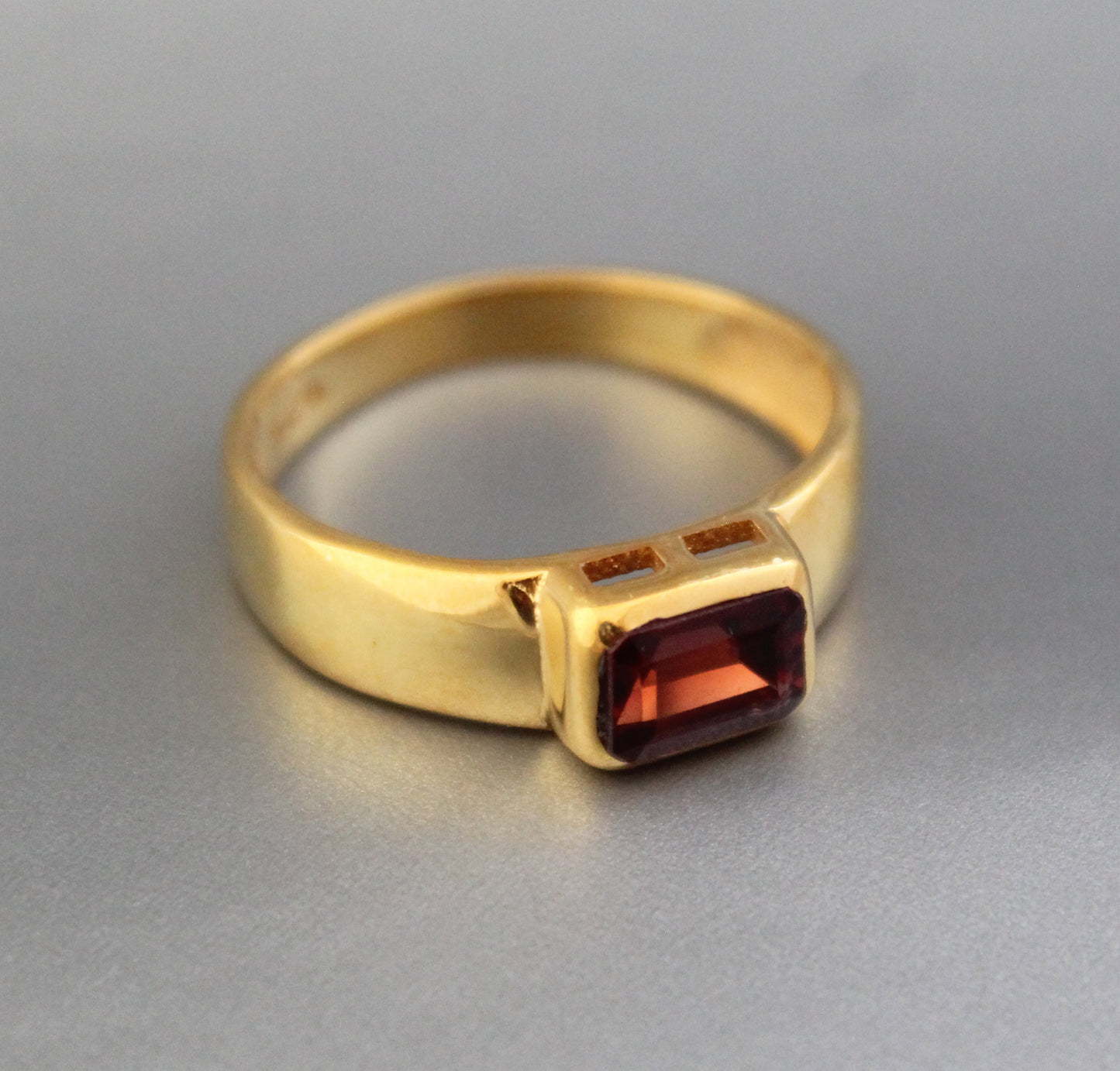 Natural Garnet Ring