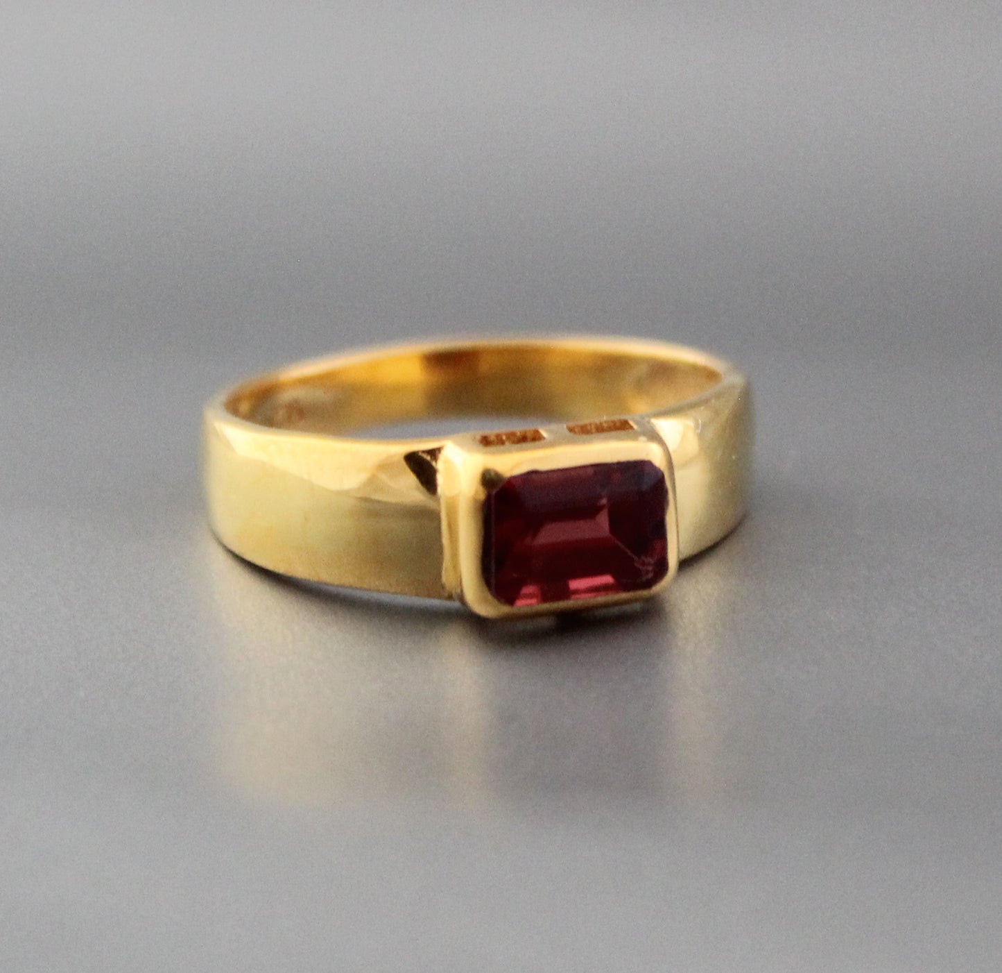 Natural Garnet Ring