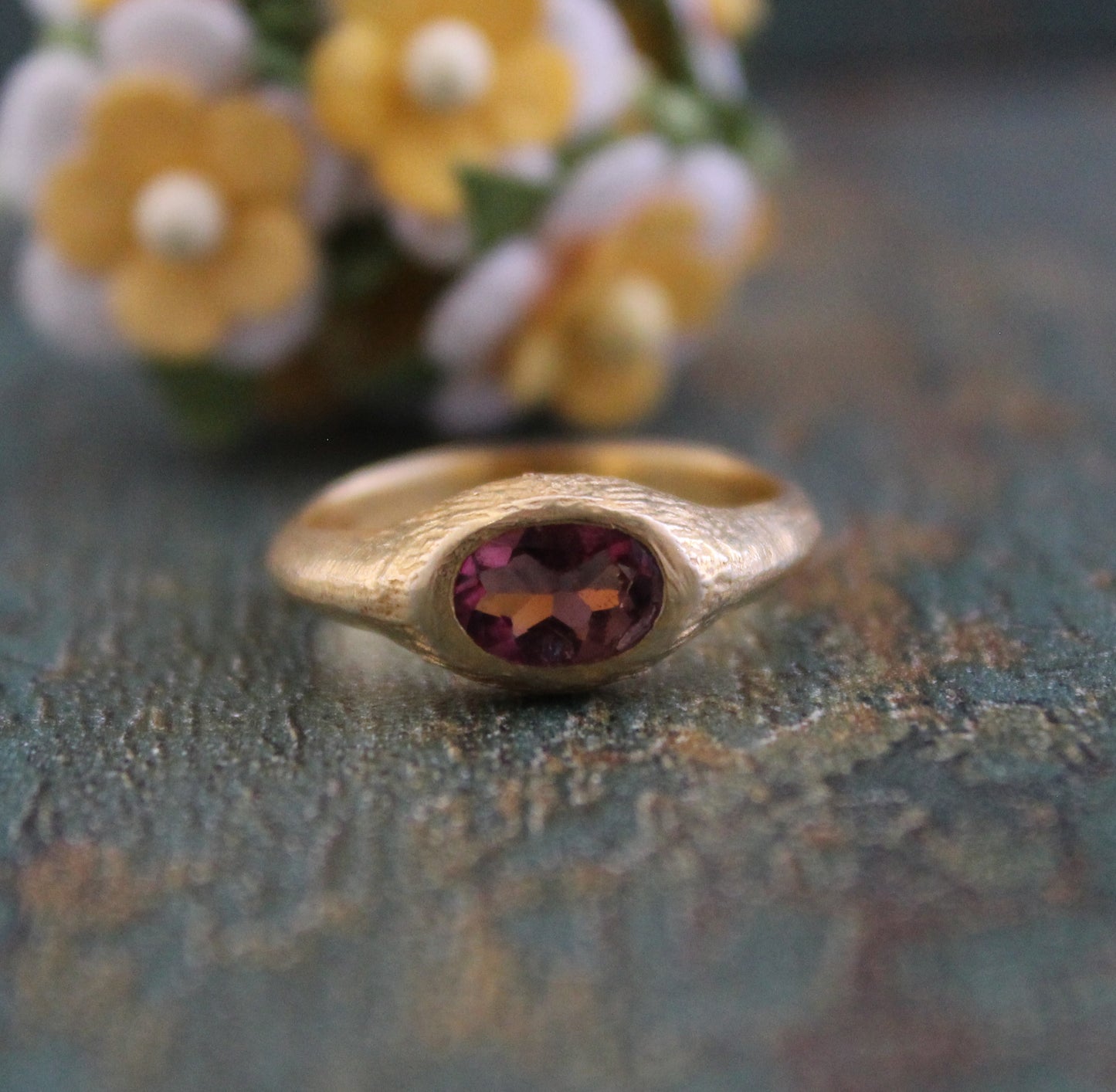 Pink Tourmaline Ring