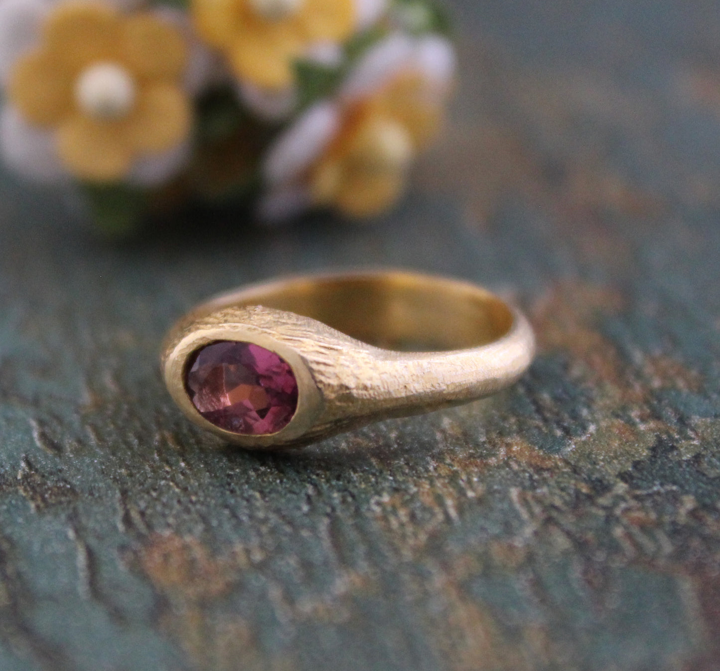 Pink Tourmaline Ring