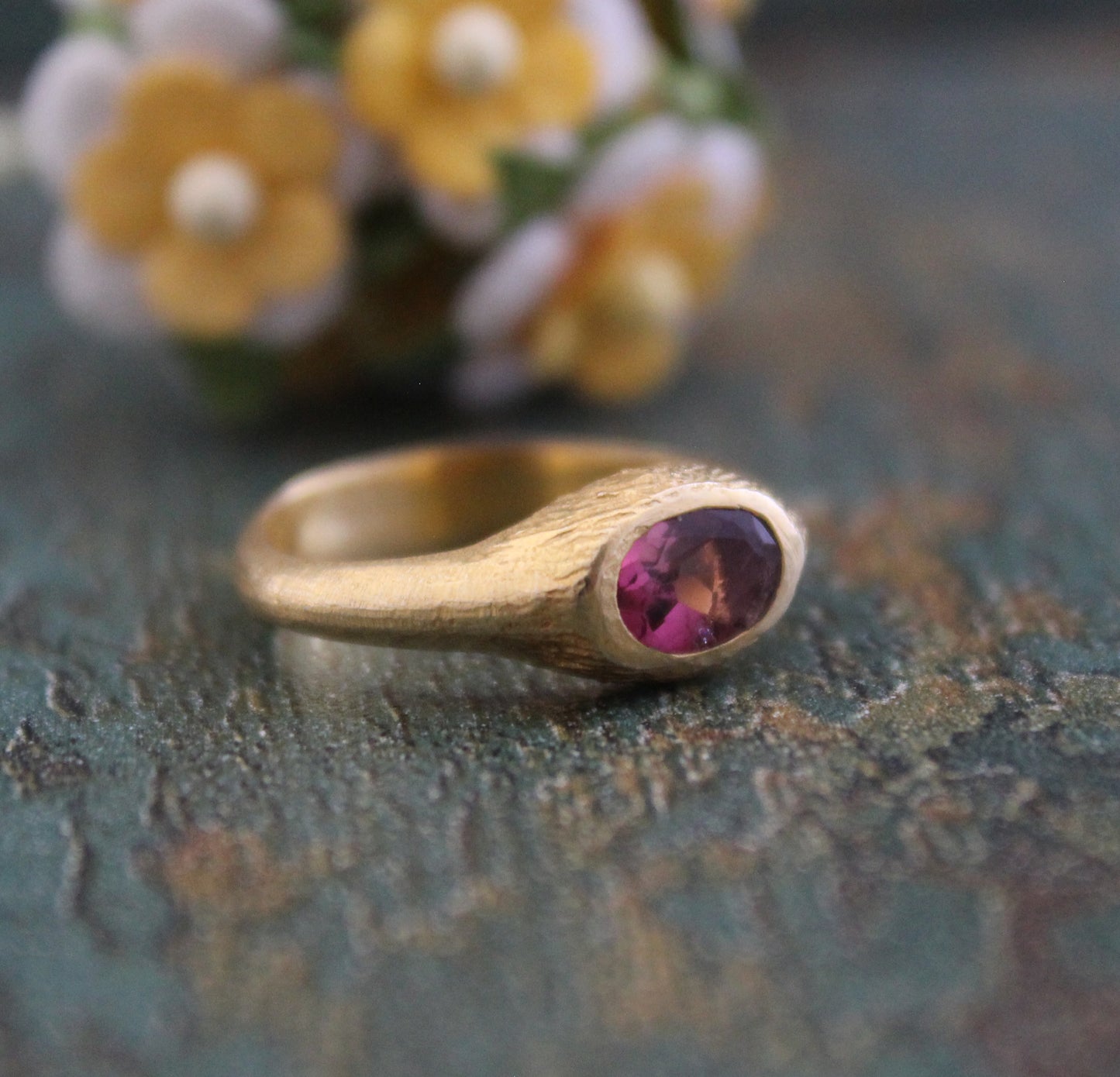 Pink Tourmaline Ring