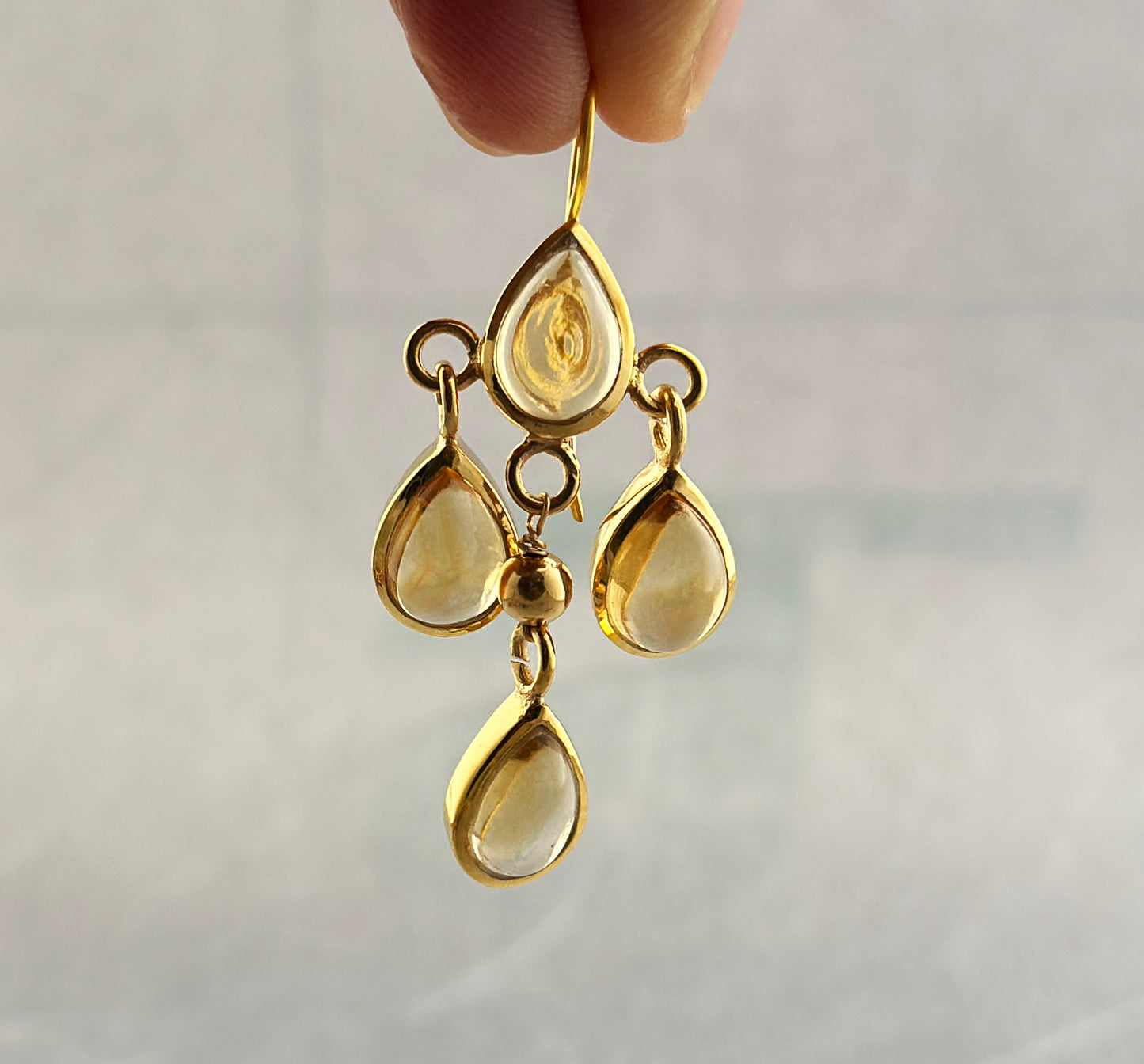 Citrine Dangle Earrings