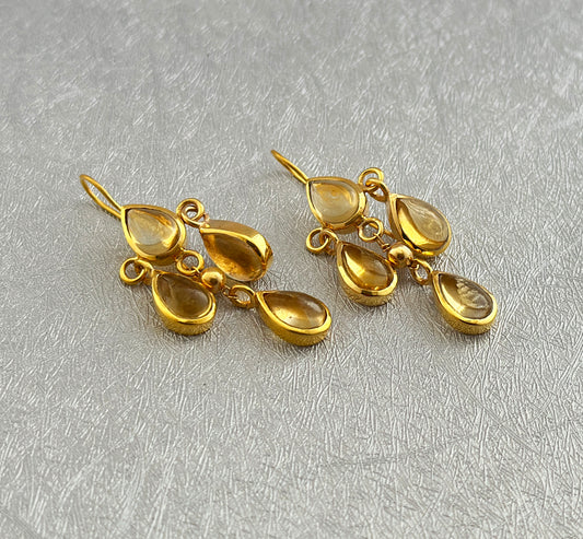 Citrine Dangle Earrings