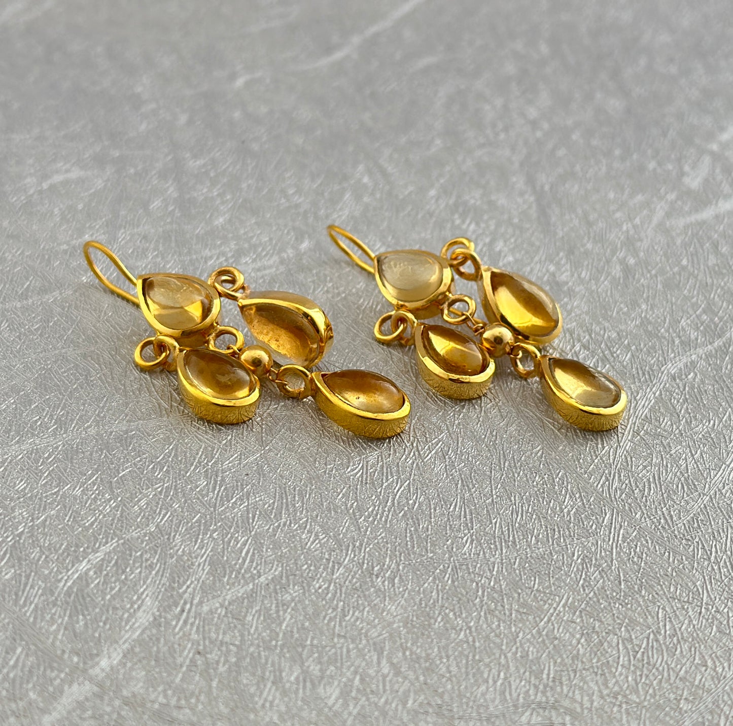 Citrine Dangle Earrings