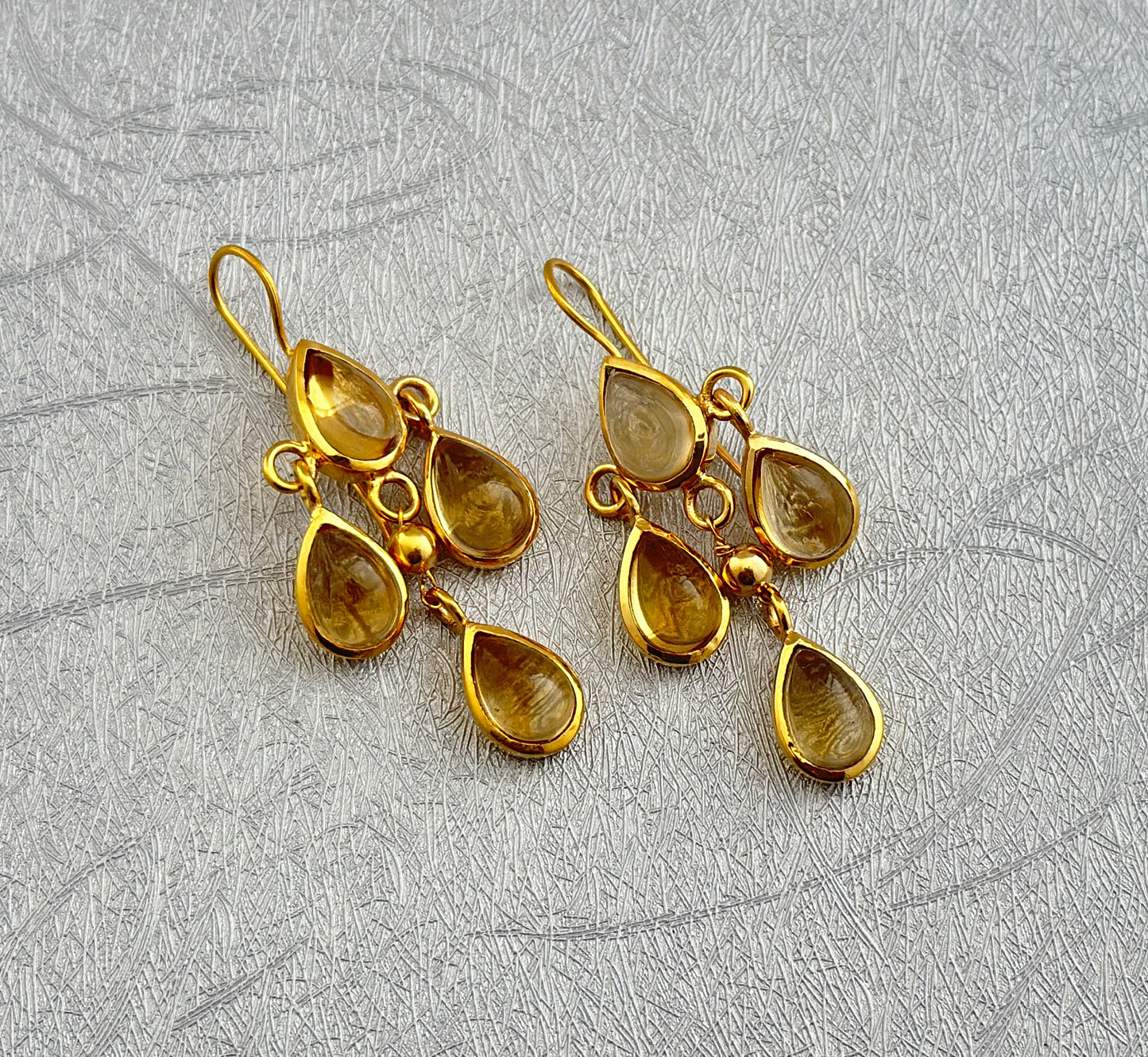 Citrine Dangle Earrings