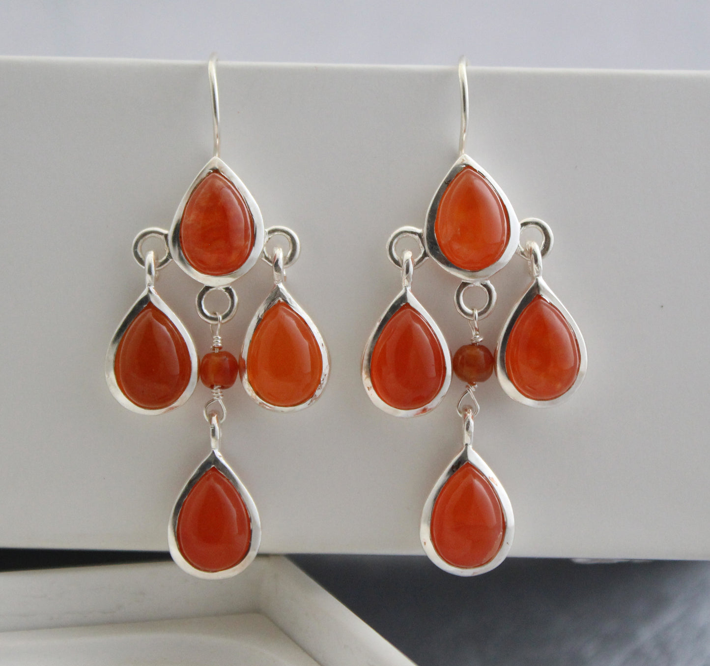 Carnelian Dangle Earrings