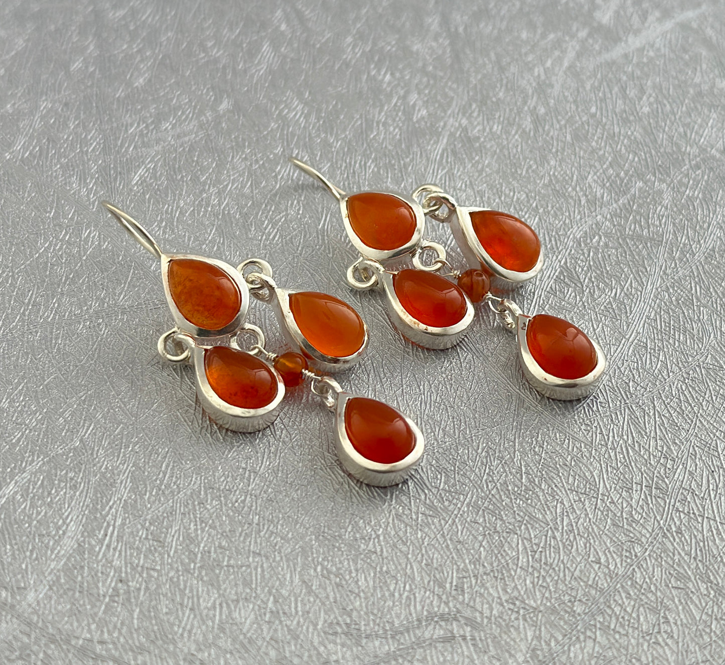 Carnelian Dangle Earrings