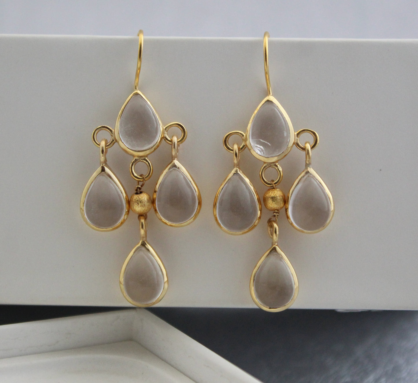 Clear Crystal Earrings