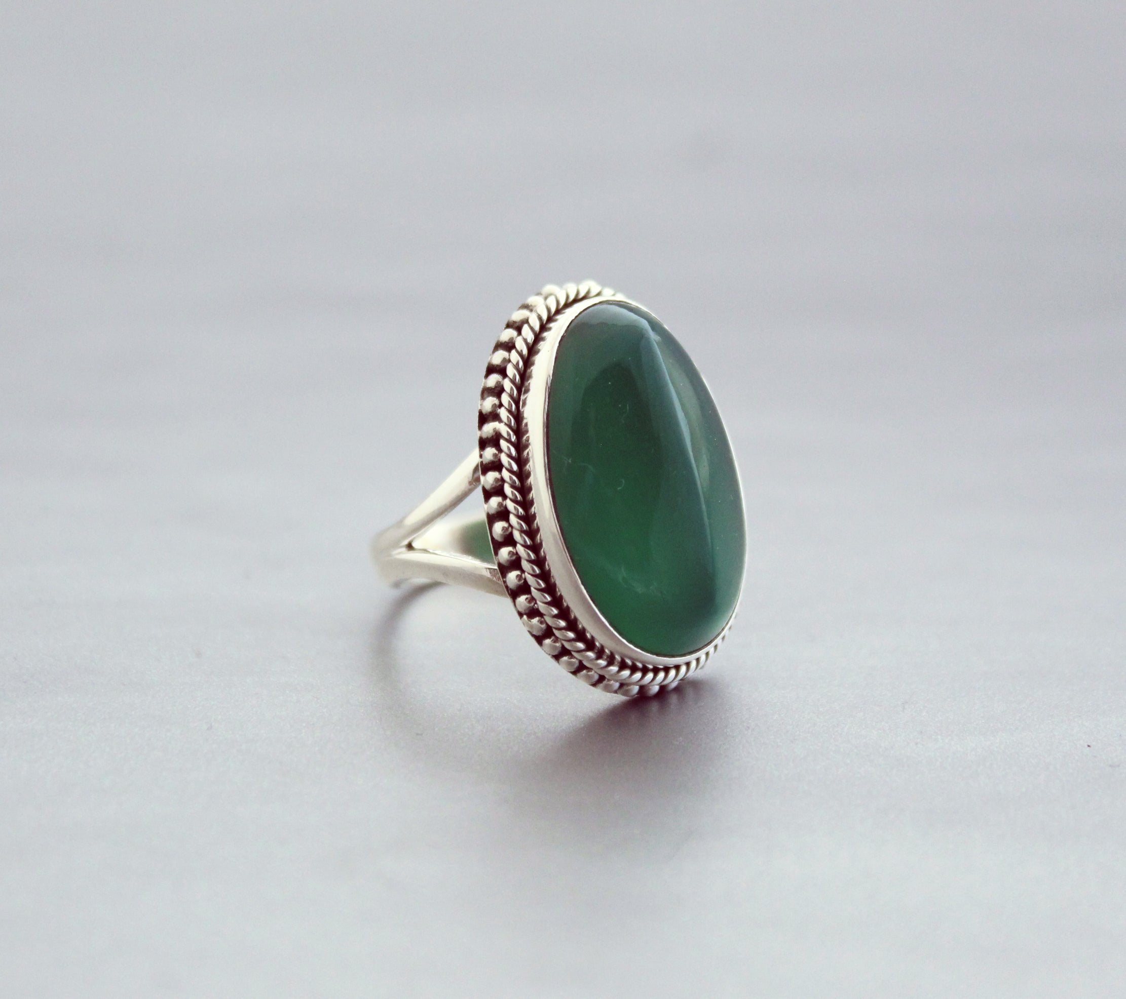 Green Onyx Ring