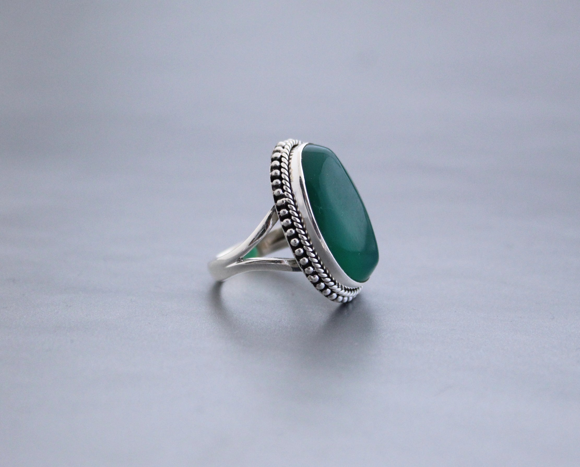 Green Onyx Ring