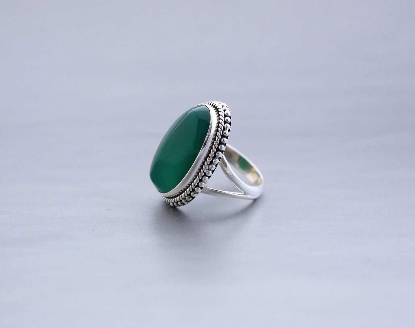 Green Onyx Ring