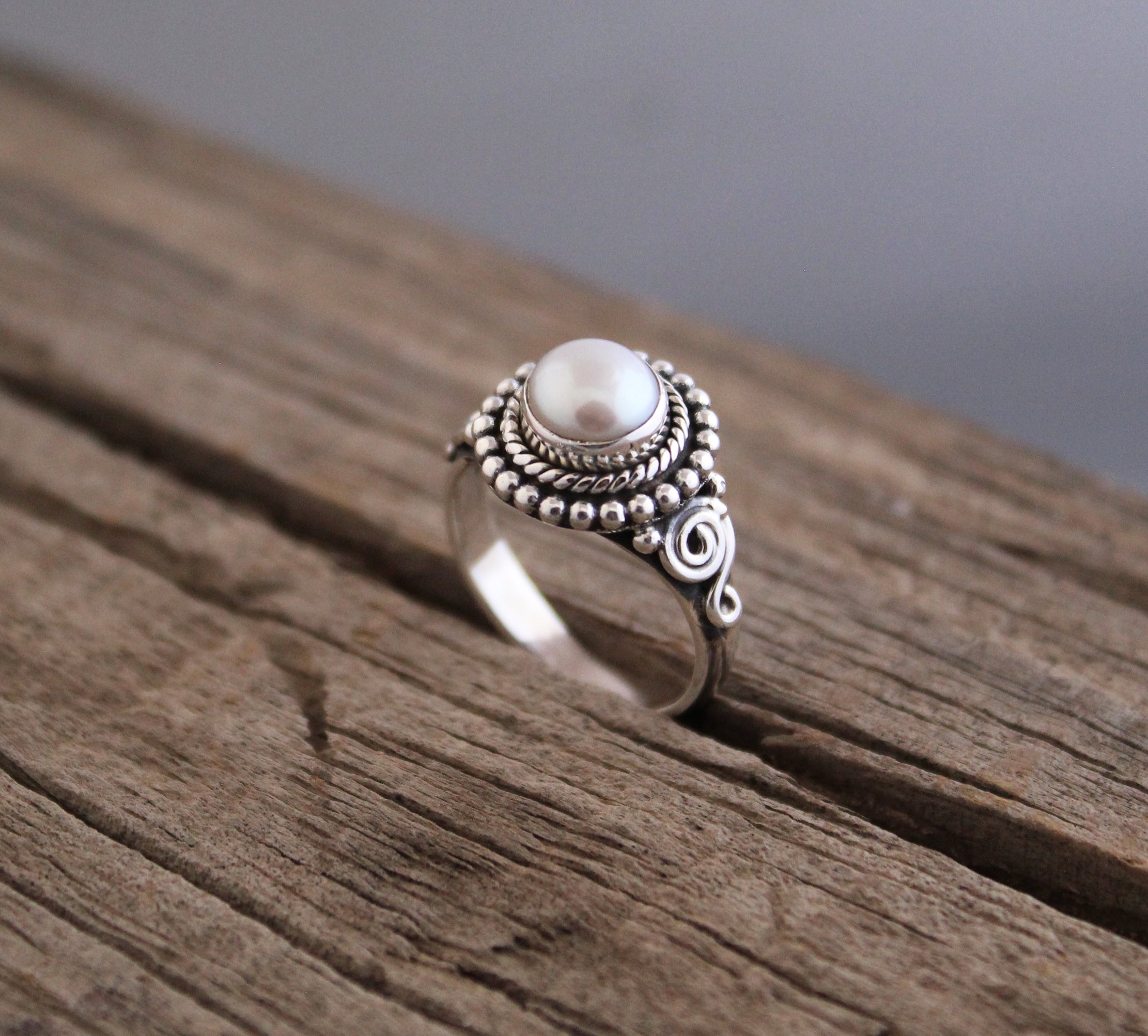 Natural Pearl Ring