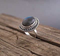Labradorite Ring